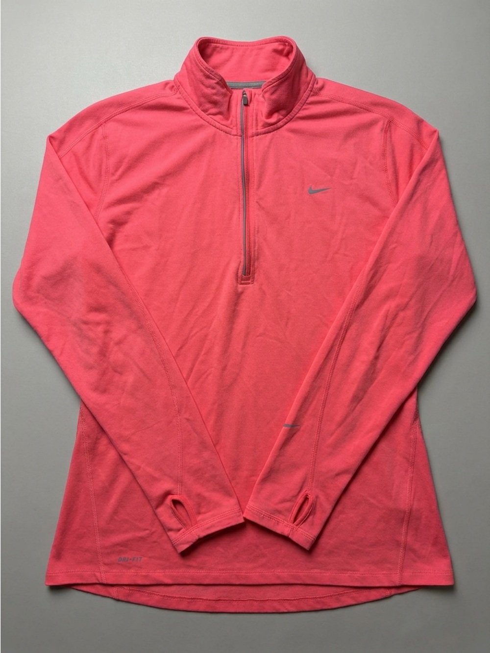 NIKE RUNNING XL Dri-fit Coral half zip warm up top